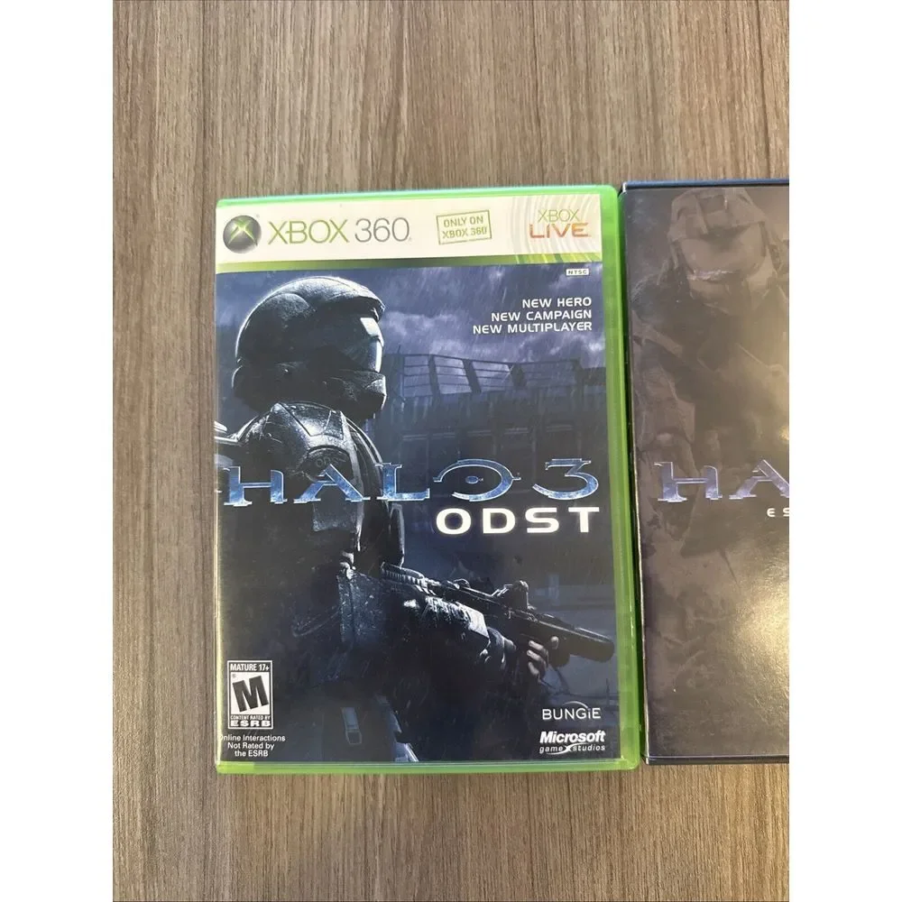Xbox 360 Lot Of Three Halo Games Essentials - ODST -‎ Halo 4 Microsoft Tested